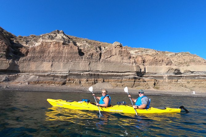 Small-Group Santorini Sea Caves Kayak Trip With Snorkeling & Picnic - Cancellation Policy