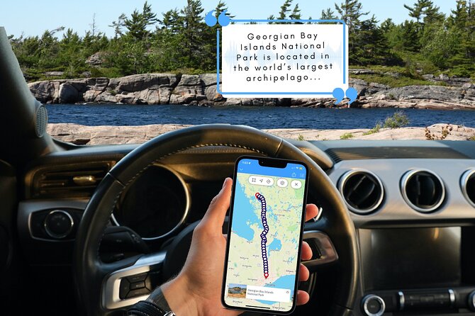 Smartphone Audio Driving Tour Between Parry Sound & Toronto - Audio Guide Features