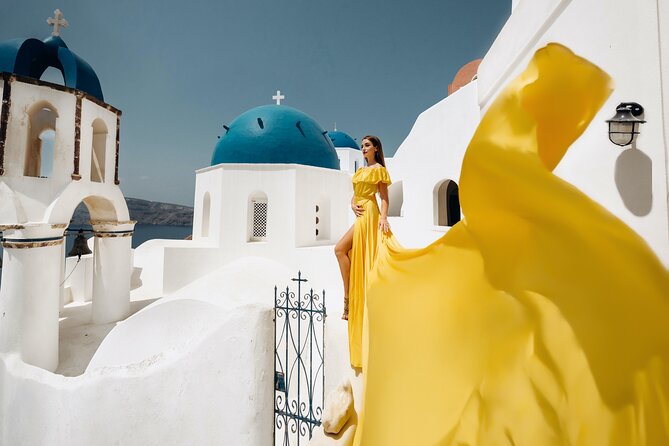 1-Hour Private Santorini Flying Dress Photoshoot - Additional Information