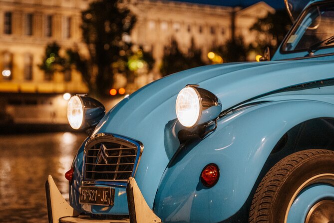 2-hour Private Night Ride in a Citroën 2CV in Paris - Weather Considerations