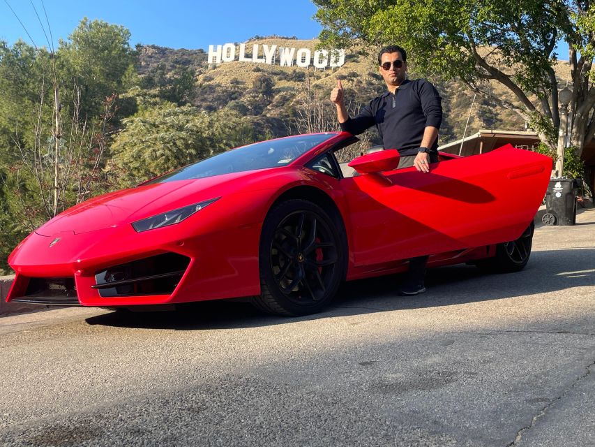 20 Min Lamborghini Driving Tour in Hollywood - Inclusions