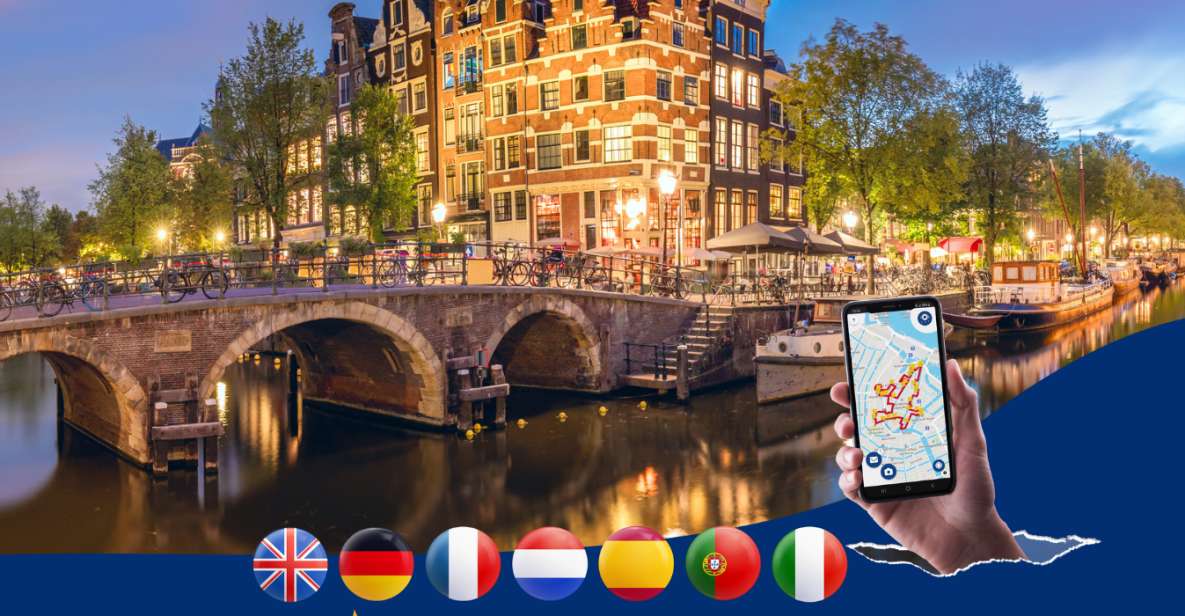 Amsterdam: Walking Tour With Audio Guide on App - Full Description