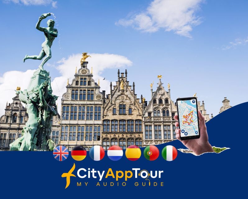 Antwerp: Walking Tour With Audioguide App - Self-Guided Audio Tour Features