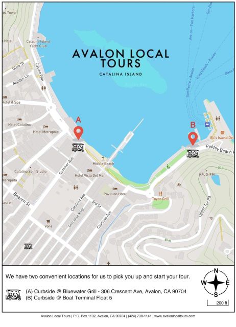 Avalon: Private Golf Cart Tour With Driver-Guide - Pickup Locations Information