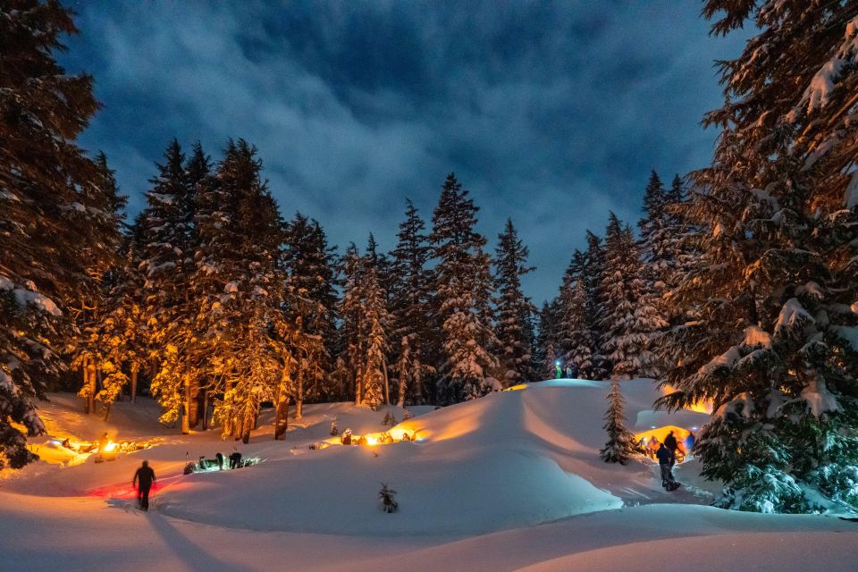 Bend: Cascade Mountains Snowshoeing Tour and Bonfire - Booking Information