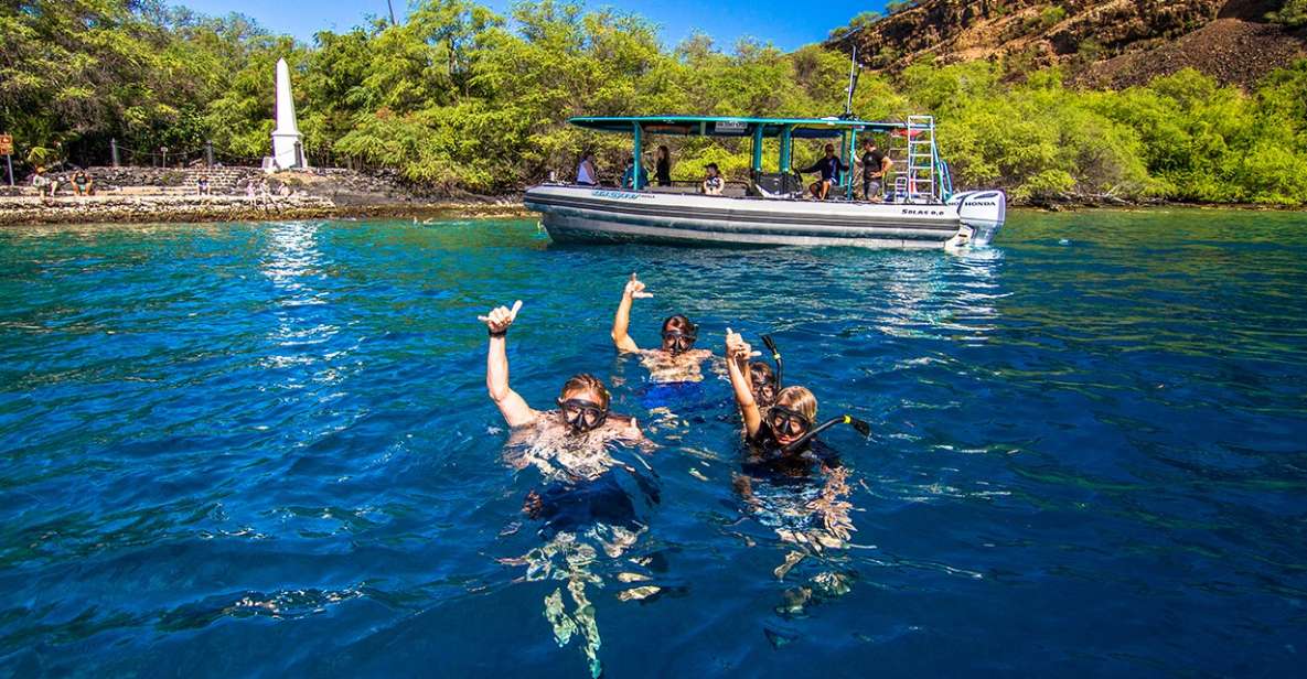 Big Island: Kona Half-Day Boat Tour With Snorkeling & Lunch - Activity Description