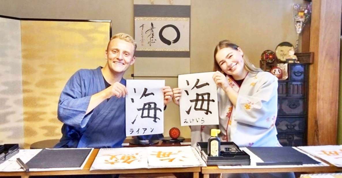 Calligraphy Experience With Simple Kimono in Okinawa - Full Description of Activity