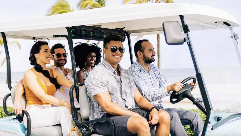 Fort Lauderdale: 6 People Golf Cart Rental - Unique and Intimate Experience
