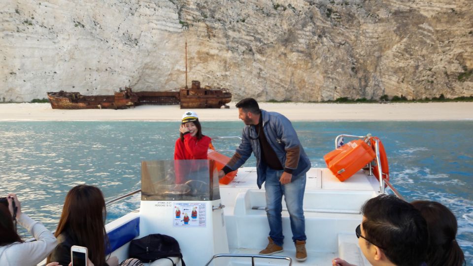 From St.Nikolaos: Boat Cruise to Navagio Beach & Blue Caves - Duration & Features Overview