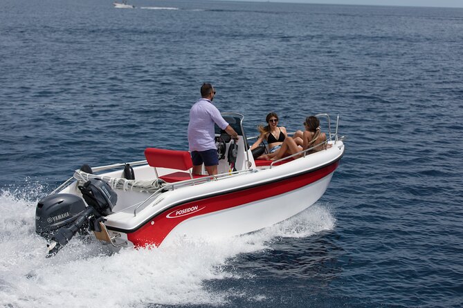 Full Day Boat Rental Without a License in Santorini - Additional Services Available