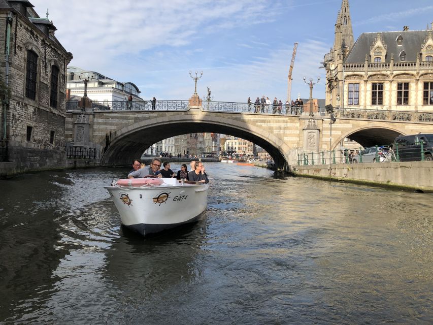 Ghent: 40-Minute Historical Boat Tour of City Center - Tour Description