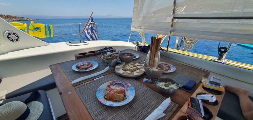Hersonissos: Private Catamaran to Dia Island With Meal - Important Information