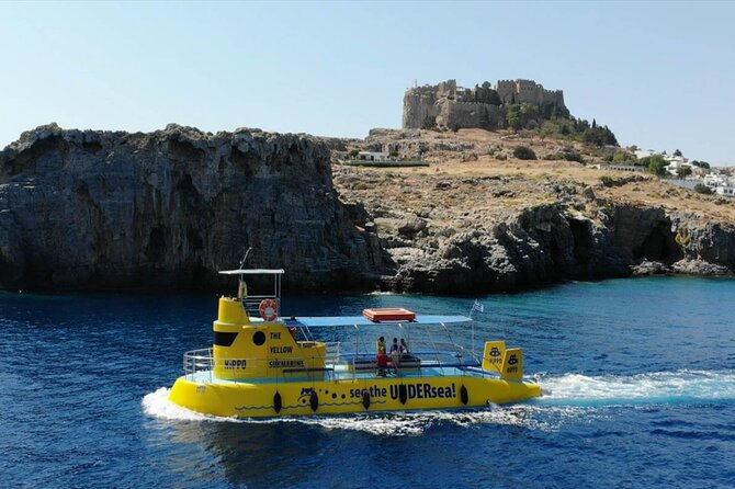 Lindos Glass-Bottom Boat Tour With Swimming  - Rhodes - Meeting and Pickup Information