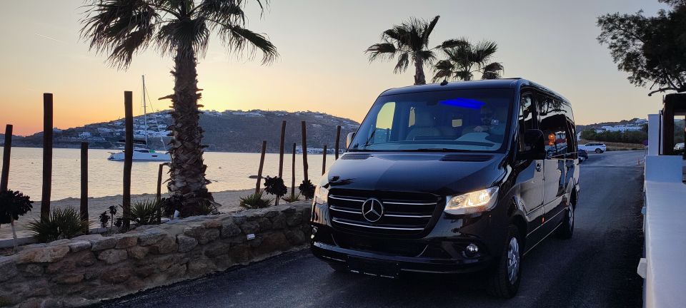 Mykonos Private VIP Minibus on Disposal up to 11 Passengers - Package Description