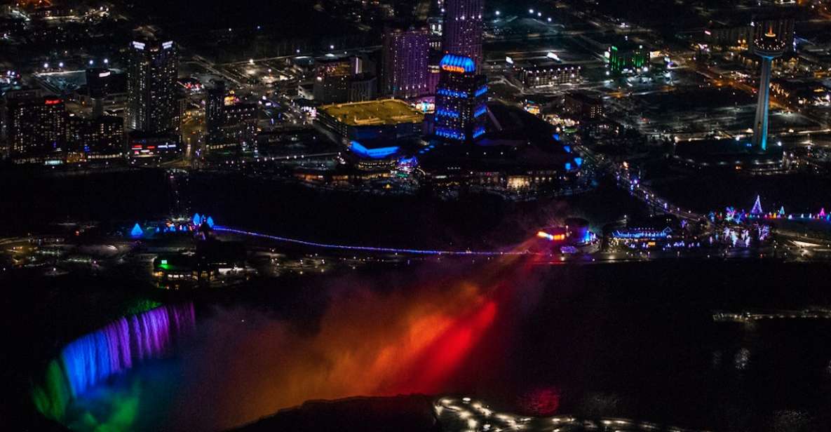 Niagara Falls, Canada: Nights & Lights Helicopter Experience - Booking Information