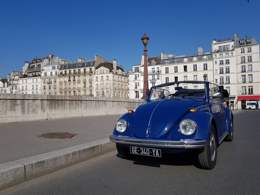 Paris: Private Guided City Tour by Classic Convertible Car - Booking Information & Pricing Details