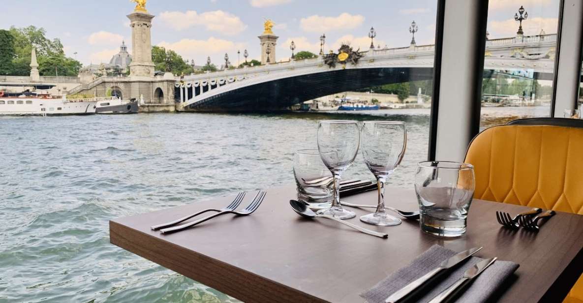 Paris : Seine River Bistronomic Dinner Cruise - Inclusions