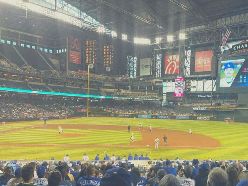 Phoenix: Arizona Diamondbacks Baseball Game Ticket - Seating and Atmosphere Highlights