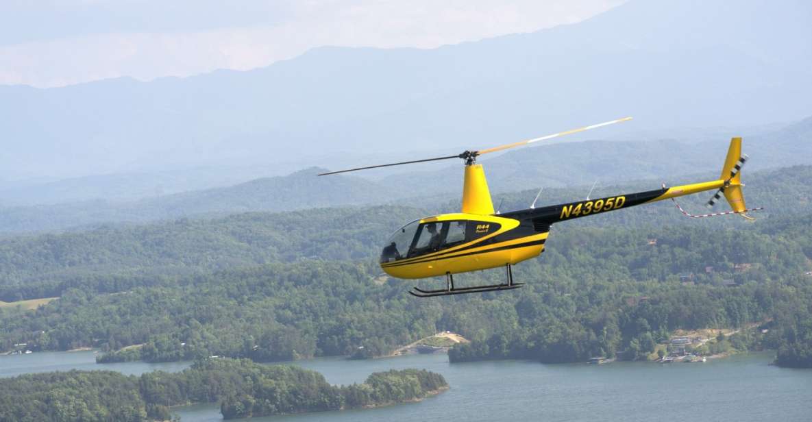 Pigeon Forge: French Broad River and Lake Helicopter Trip - Essential Items