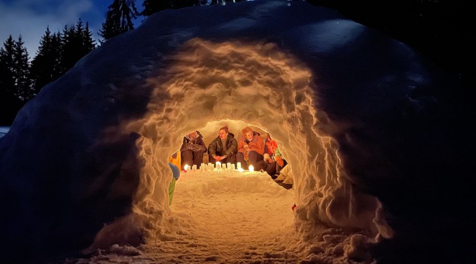 Private Appetizer in an Igloo - Personalized Service Enhancements