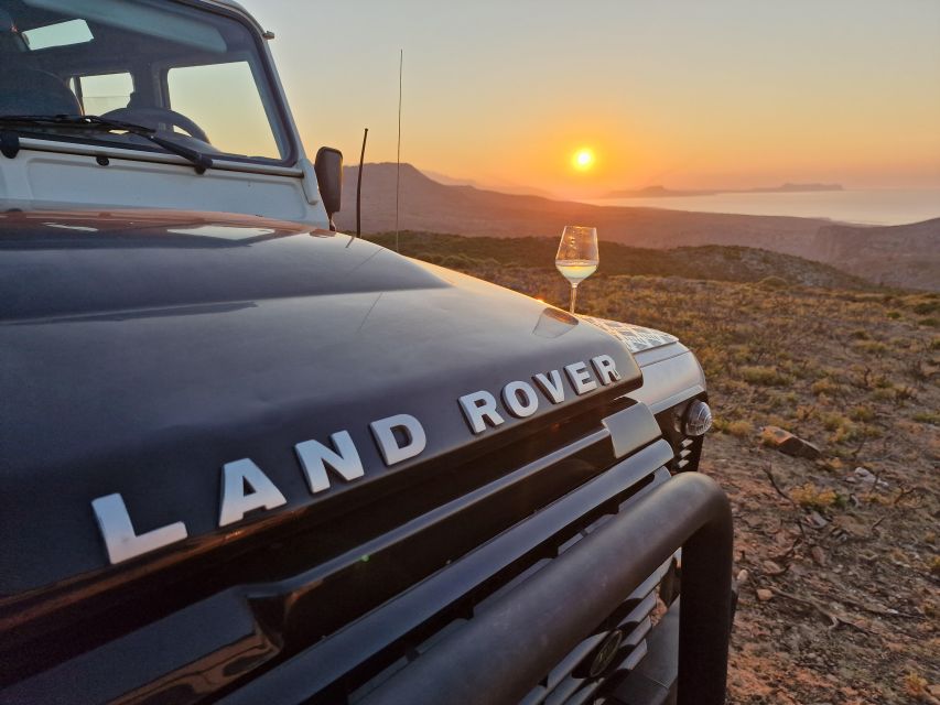 Rethymo: Landrover Safari Sunset Tour With Lunch and Drink - Language Options and Highlights