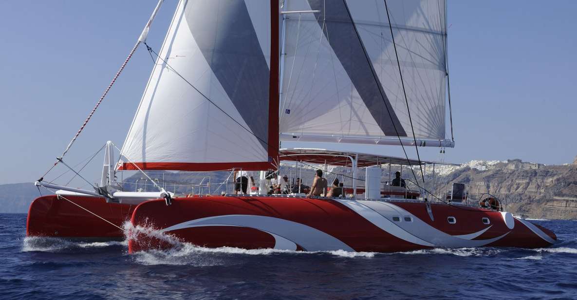 Santorini: Dream Catcher 5-hour Sailing Trip in the Caldera - Description