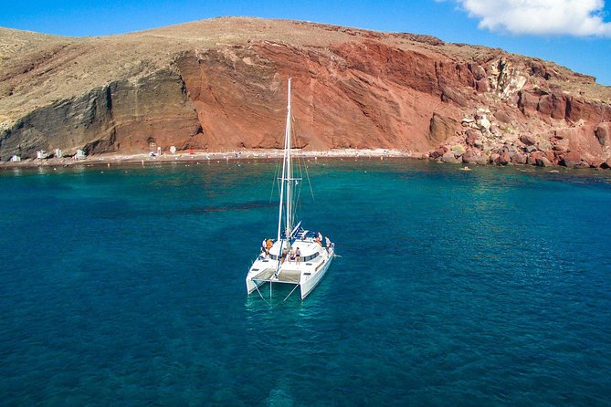 Santorini Half Day Catamaran Private Cruise Incl. Meal, Drinks & Free Transport - Requirements and Restrictions