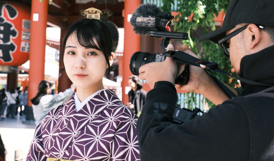 Tokyo: Video and Photo Shoot in Asakusa With Kimono Rental - Inclusions