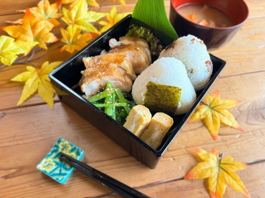 World-Famous Dish Teriyaki Chicken Bento With Onigiri - Full Description