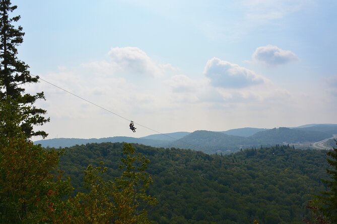 Ziplines Over Laurentian Mountains at Mont-Catherine - Family-Friendly Adventure