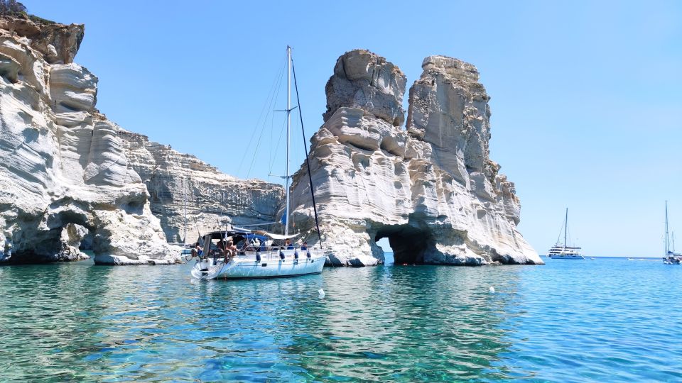 Adamantas: Kleftiko Sailing Cruise With Meal and Swim Stops - Inclusions