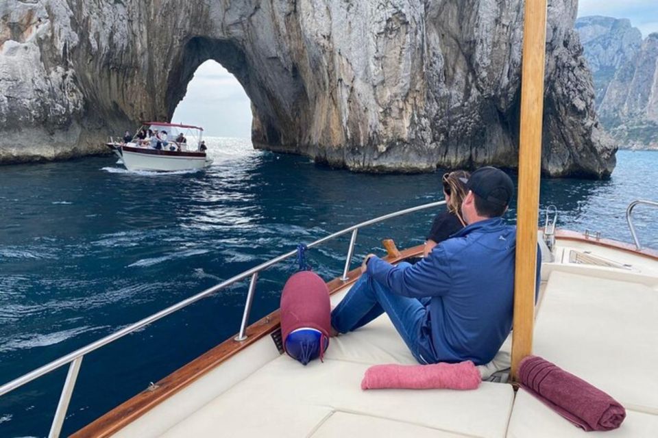 Capri Half Day Private Boat Tour From Capri (4 Hours) - Refreshments and Amenities