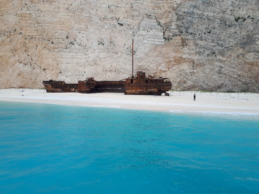 From St.Nikolaos: Boat Cruise to Navagio Beach & Blue Caves - Description & Inclusions