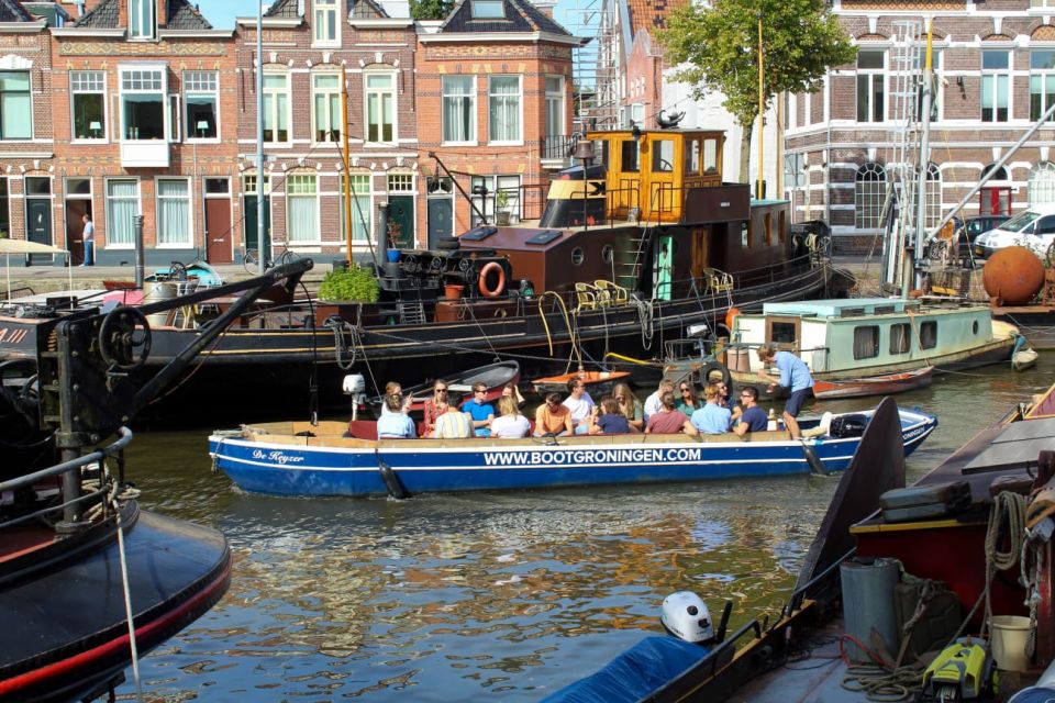 Groningen: Open Boat City Canal Cruise - Tour Route