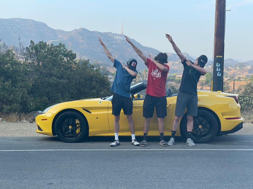 Hollywood Sign 50 Min Ferrari Driving Tour - Reservation and Gift Options