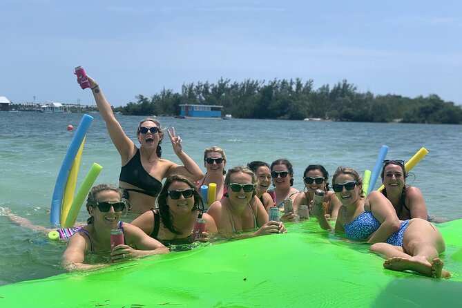 Key West Tiki Bar Boat Cruise to a Popular Sand Bar - Captain and Crew Acknowledgment