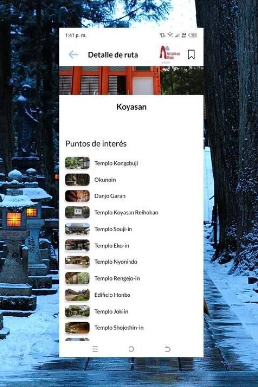Koyasan Self-Guided Route App With Multi-Language Audioguide - App Usage Instructions