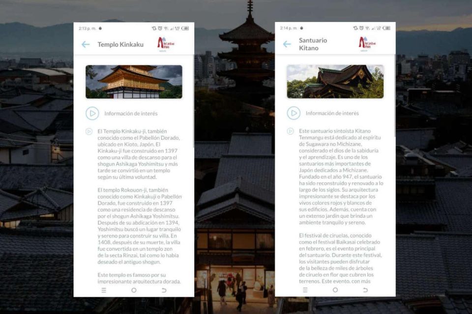 Kyoto Self-Guided Tour App With Multi-Language Audioguide - Full Description and Features