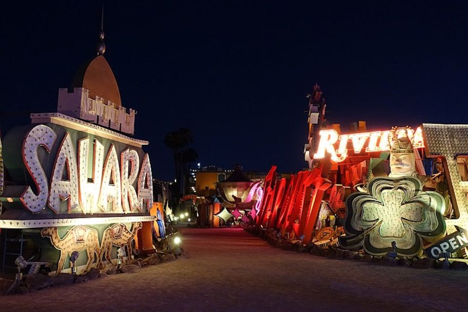 Las Vegas: Night Helicopter Flight and Neon Museum Tour - Itinerary