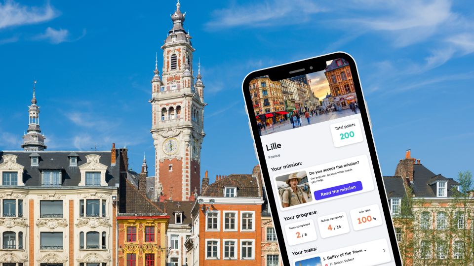 Lille: City Exploration Game and Tour on Your Phone - Inclusions