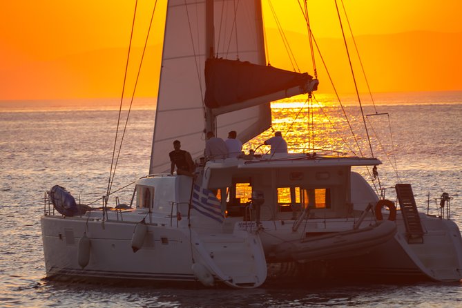 Luxury Catamaran Semi Private Cruise With Meals & Drinks and Transportation. - Gourmet Meals and Open Bar