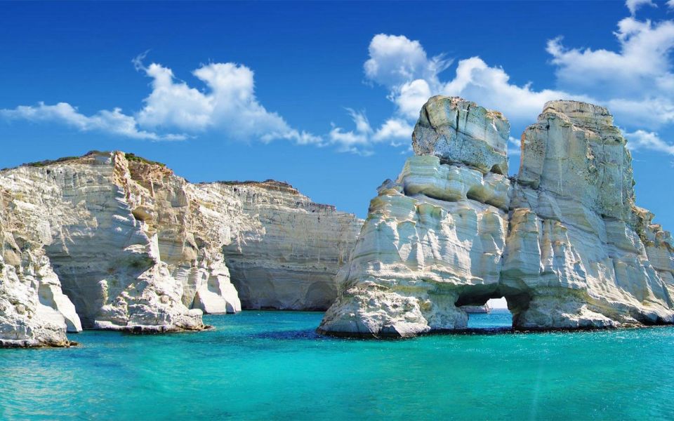 Milos: Private Half Day Catamaran Cruise to Kleftiko Bay - Inclusions