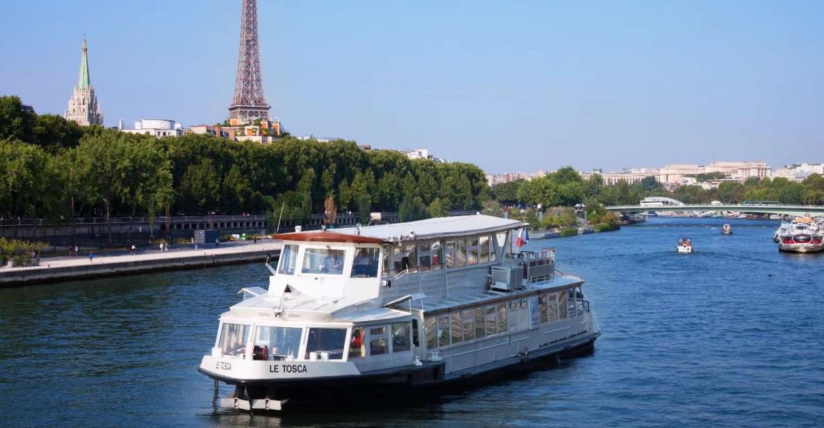 Paris : Seine River Lunch Cruise From Eiffel Tower - Booking Information