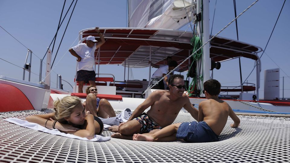 Santorini: Dream Catcher 5-hour Sailing Trip in the Caldera - Includes