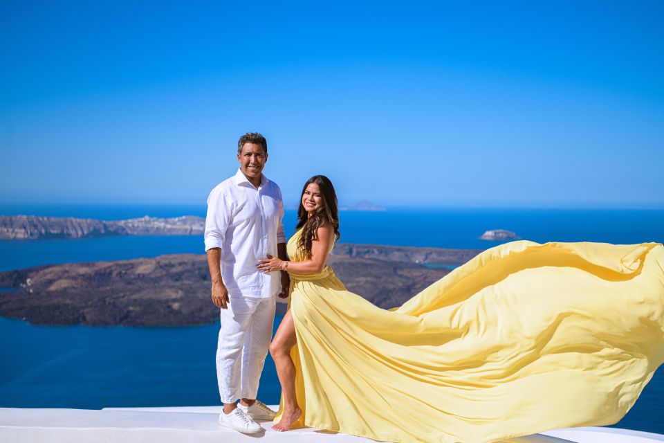 Santorini Flying Dress Photo Experience - Inclusions