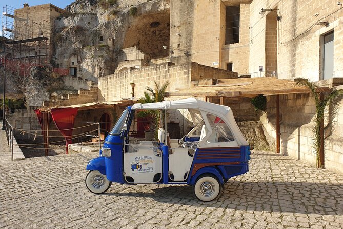 Ape Calessino Tour of the Sassi of Matera 'Standard' - Directions