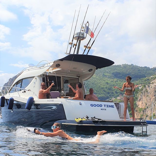 Boat Tour, Mixed/Private Group, Snorkeling Nice Villefranche - Booking Information