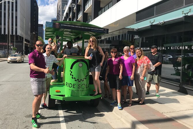 Halifax Pedal Pub Crawl Along the Waterfront on a Solar-Powered Pedal Bus! - Solar-Powered Pedal Bus Experience