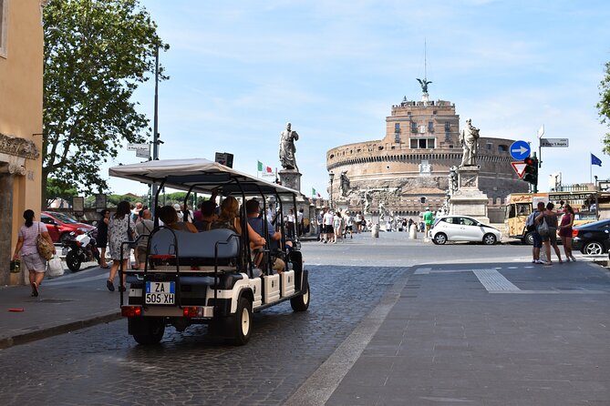 Private Rome Golf Cart Tour With Guided Tour Inside Colosseum - Common questions