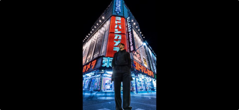 Shinjuku Night Tour Cinematic Video Shooting Service - Full Tour Description